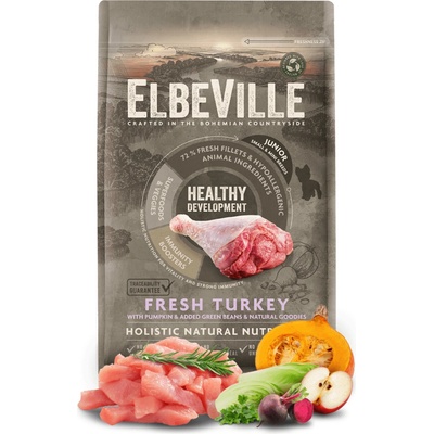 Elbeville Puppy and Junior Mini Fresh Turkey Healthy Development 4 kg