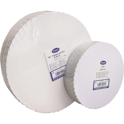 lepenkové podložky pod dort 20 triplex, průměr 20cm, v balení 100ks