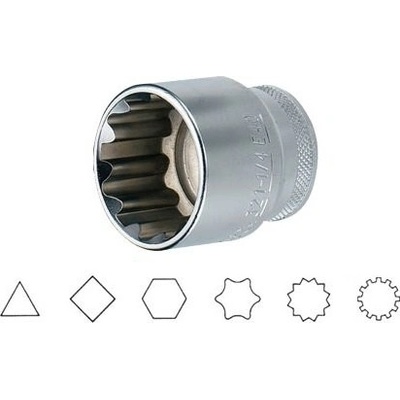 JONNESWAY S68H4118 Hlavice 1/2" multiprofilová 18mm SuperTech