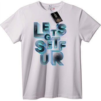 NOONEBRAND Тениска Да сърфираме - L, White