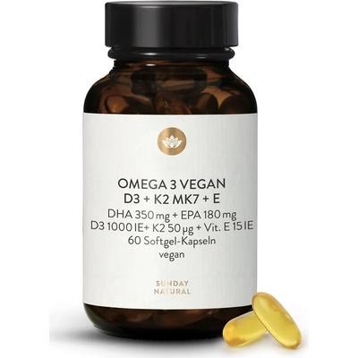 Sunday Natural Omega 3 Vegan 90 kapsúl
