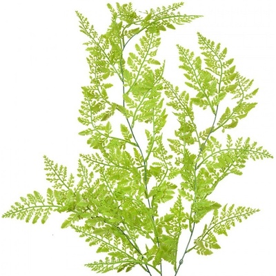 Zelená umelá previsnutá rastlina papradie - 15*5*80 cm - Clayre & Eef