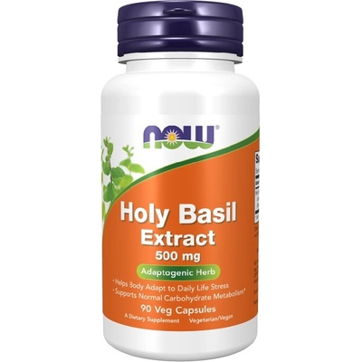 NOW NOW Holy Basil Extract 500 mg, 90 Veg Capsules