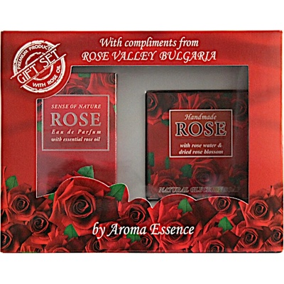 Aroma Essence Gift Set EDP ROSE (červená ruža) 12 ml + mydlo
