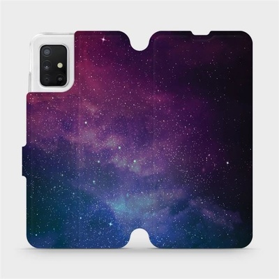 Pouzdro Mobiwear parádní flip Samsung Galaxy A51 - V147P Mlhovina