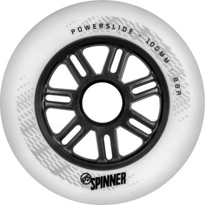 Powerslide Spinner White 100mm 88a 4ks