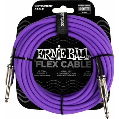 Ernie Ball Flex Purple 6 m Директен - Директен Инструментален кабел (P06420)