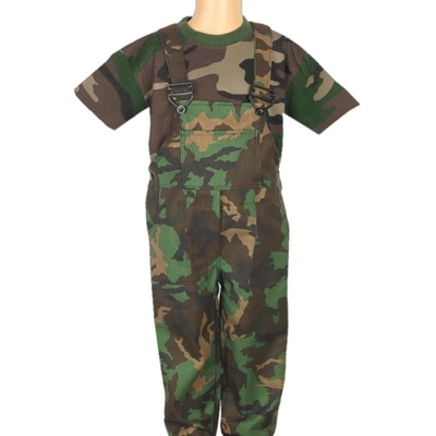 Dětské maskáčové kalhoty na kšandy – Zboží Mobilmania