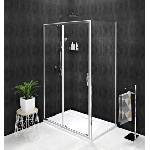 SAPHO Sigma Simply - Душ ъгъл 110x100 см, L/R вариант, прозрачно стъкло/хром GS1111GS3110 (GS1111GS3110)