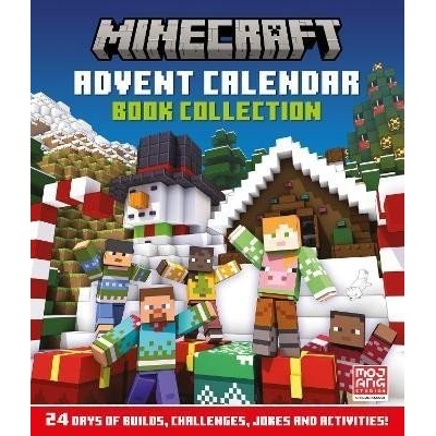 Minecraft Advent Calendar: Book Collection: 24 days of Builds, Challenges, Jokes and Activities! - AB Mojang – Zboží Dáma