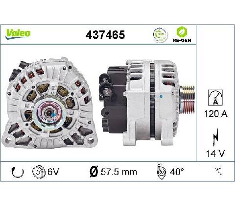 generátor VALEO 437465