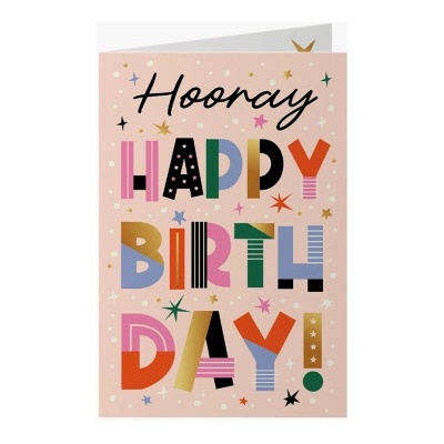Fotopřání Happy Birthday - verze 2, 20x30 cm