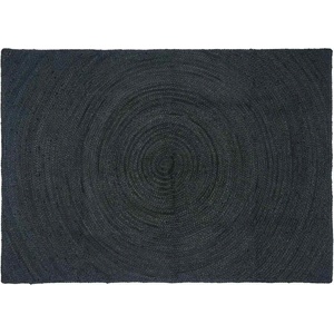 vidaXL Килими за помещение Тъмносиво 120 x 170 cm юта (42010562)
