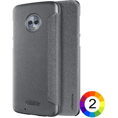Motorola Moto G6 Nillkin Кожен калъф и Протектор