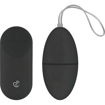 EasyToys - nositelné rádiové vibrační vajíčko se 7 rytmy černé