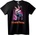 NOONEBRAND Тениска Киберпънк Зайче - 3XL, Black