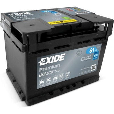 Exide Premium 12V 61Ah 600A EA612 – Hledejceny.cz