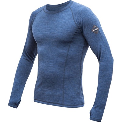 Sensor Merino Bold Pánske dl. rukáv Roll Neck Cool Blue