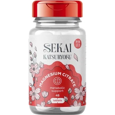 Sekai Katsuryoku Magnesium Citrate 200 mg [48 капсули]
