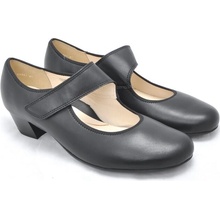 Ara širší lodičky s nártovým páskem Catania Black 12 63601 01