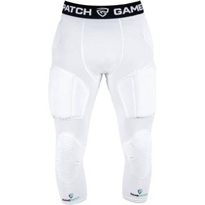 GAMEPATCH PADDED 3/4 TIGHTS WITH FULL PROTECTION bílá