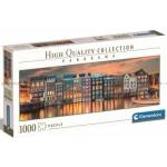 Clementoni Puzzles 1000 Panorama HQ Bright Amsterdam