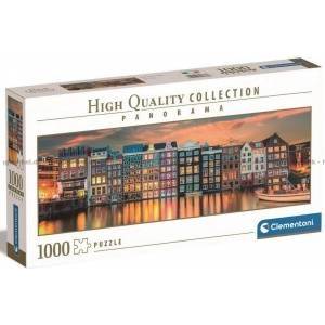 Clementoni Puzzles 1000 Panorama HQ Bright Amsterdam
