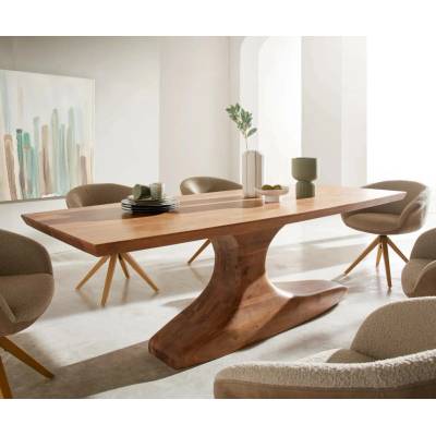 DELIFE Jalta 220 x 95 cm akácie přírodní masivní