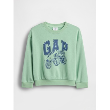 GAP Бебешки суитшърт с логото на GAP GAP | Zelen | Момчешки | 12-18 месеца