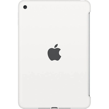 Apple Silicone Case - оригинален силиконов кейс за iPad mini 4 (бял)