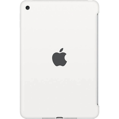 Apple Silicone Case - оригинален силиконов кейс за iPad mini 4 (бял)