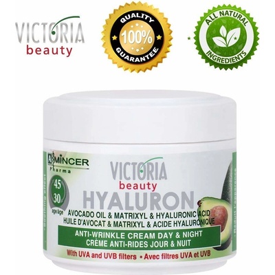 Victoria Beauty denní a noční krém s kyselinou hyaluronovou 30+ 50 ml