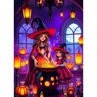 Bluebird Puzzle - Puzzle Spells and pumpkins - 300 piese