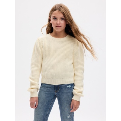 GAP 825140-01 dětský pletený svetr béžová