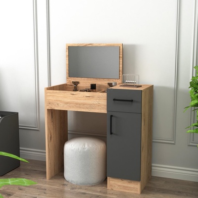 Asir Тоалетка INCI 108, 8x77 см, борова Atlantic/антрацит (AS1863)