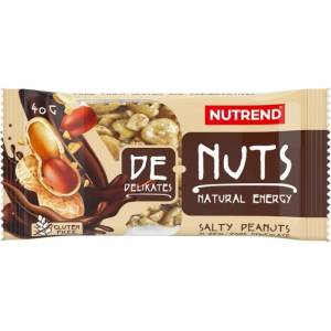 Nutrend DeNuts Bar [40 грама] Черен шоколад със солени фъстъци