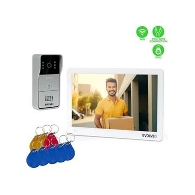 EVOLVEO DoorPhone 10-2W - 2 drátový videotelefon s aplikací 32GB pamětí