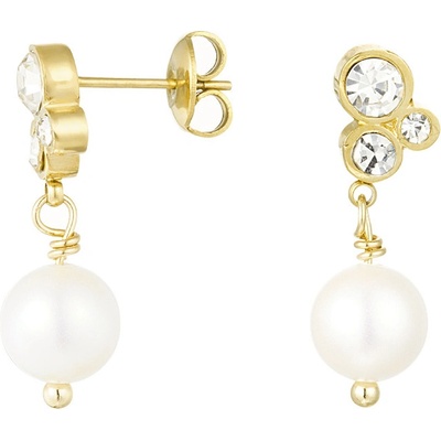 ORNAMENTI Pozlacené náušnice Camille gold OOR300146