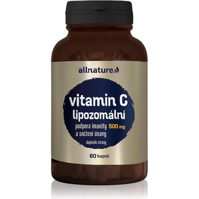 Allnature Lipozomální Vitamin C 500 mg 60 kapslí