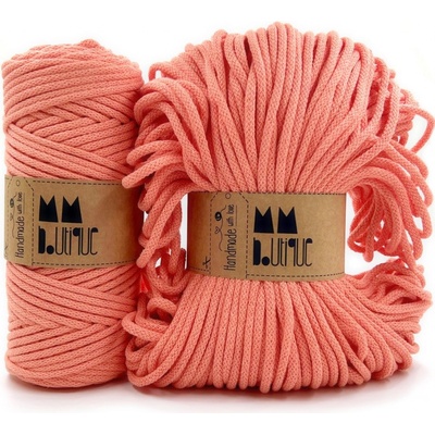 MMboutique bavlněná šňůra 4mm Salmon Varianta návinu: Rolka