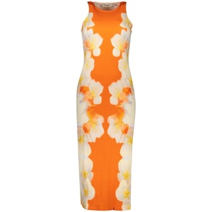 Desigual Дълга рокля за жени desigual, Размер m, Цвят Оранжев (26swvk37_ar7002)