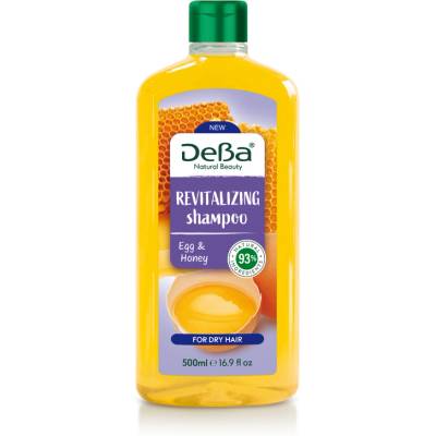 Дева Шампоан за суха коса с яйце и мед DeBa Natural Beauty, 500мл (д-120062)