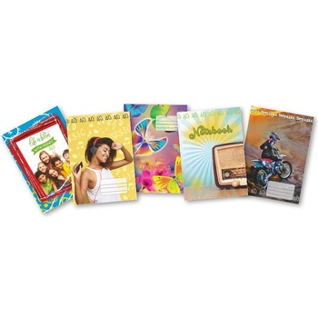 Image 1 of Екобелан Тетрадка А5, 40 листа, широк ред, вестникарска хартия