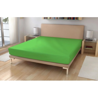 Polášek Froté plachta bavlna ostro zelená 220g 90x200