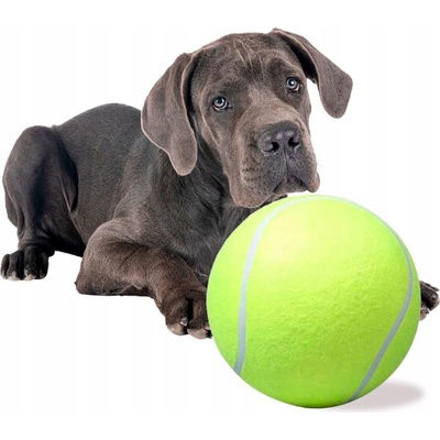 KIK Hračka pro psy obří tenisový míček XXL 24 cm zelený