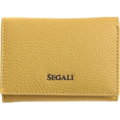 Segali SG 7106 B dámská kožená pastelově žlutá