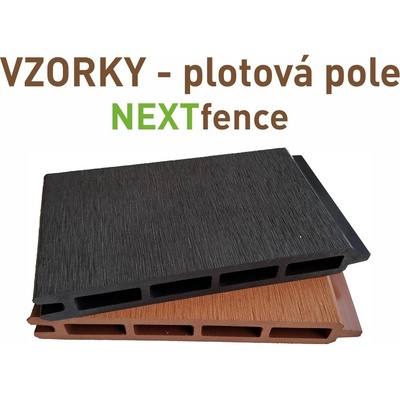 Nextwood Vzorky prken plotových polí Nextfence