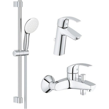 GROHE Eurosmart old комплект 3 в 1: смесители + душ комплект (23322001/33300002/27924003)