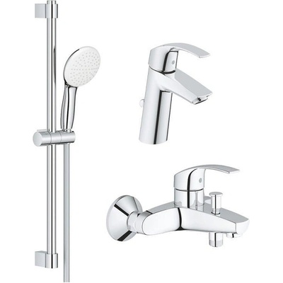 GROHE Eurosmart old комплект 3 в 1: смесители + душ комплект (23322001/33300002/27924003)
