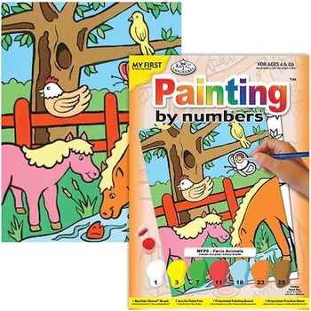 Royal & Langnickel maľovanie podľa čísel pre deti Zvieratá z farmy